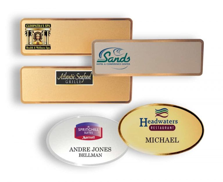 Metal Name Badges Quick Badge & Sign Inc.