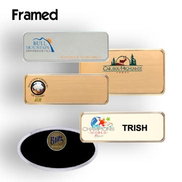 Framed Name Badges
