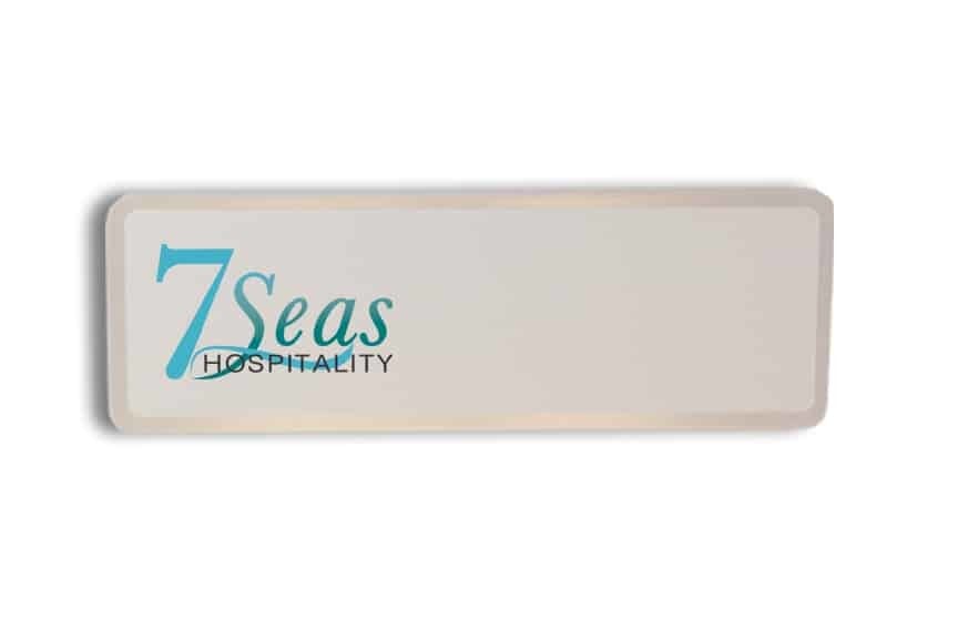 7 seas hospitality name badges tags