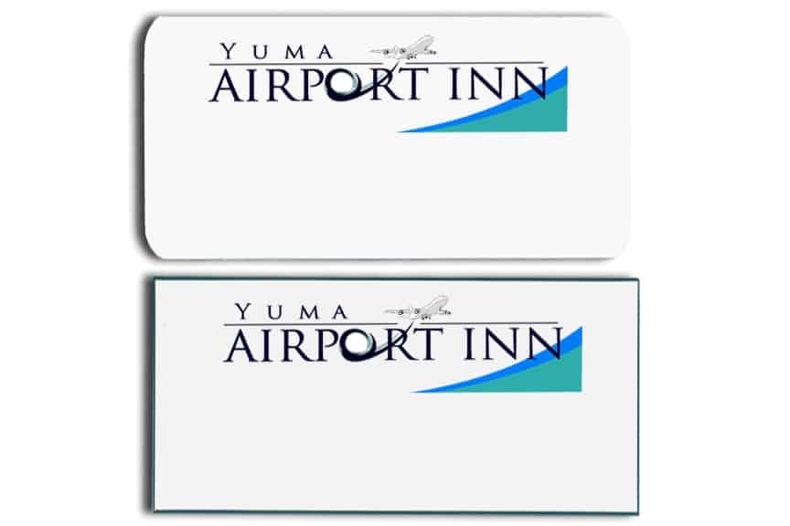 Airport Inn Yuma Name Tags Badges