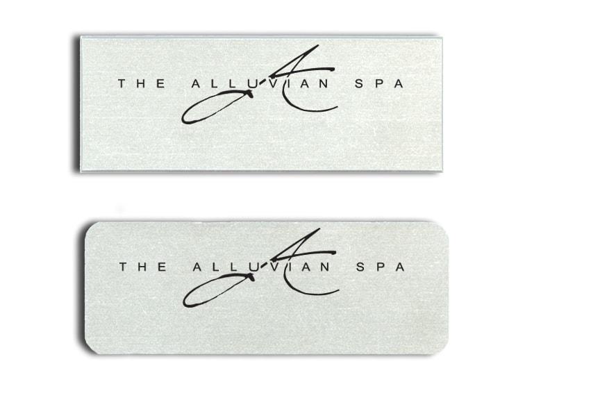 Alluvian Spa Name Tags Badges