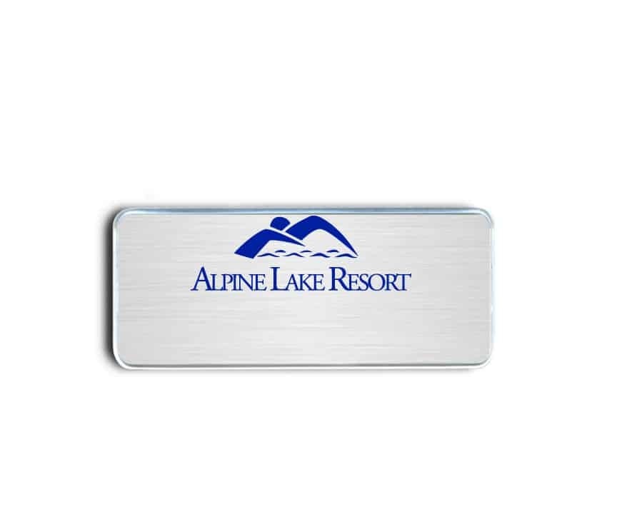 Alpine Lake Resort name badges tags