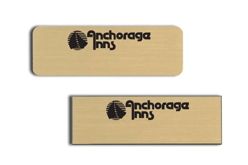 Anchorage Inns Name Tags Badges