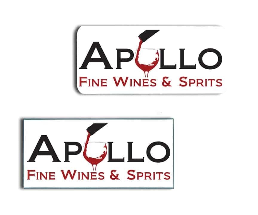 Apollo Wine Name Badges