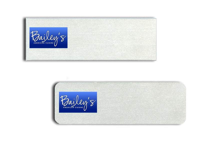 Baily's Cuisine Name Tags Badges