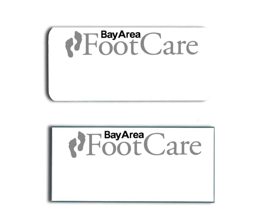 Bay Area Foot Care name badges
