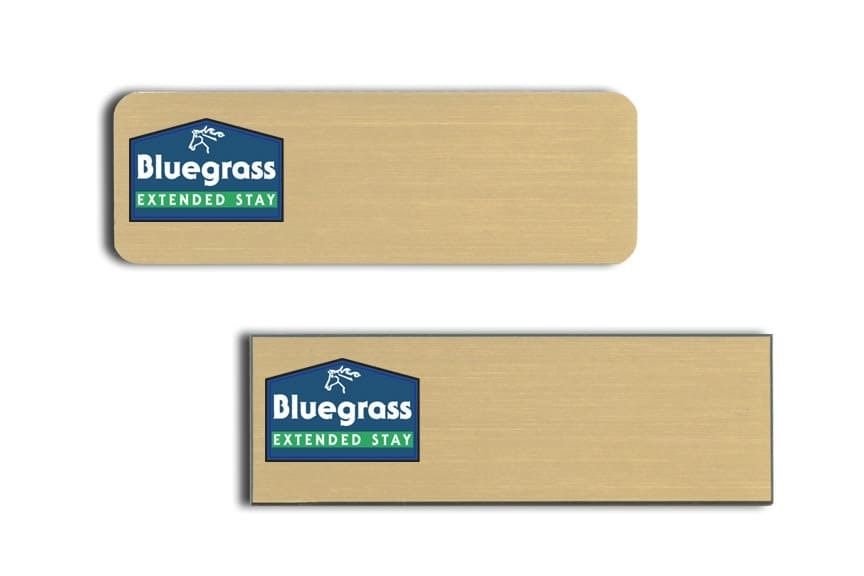 Bluegrass Ext Stay Name Tags Badges