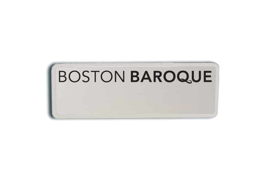 Boston Baroque Name Badges