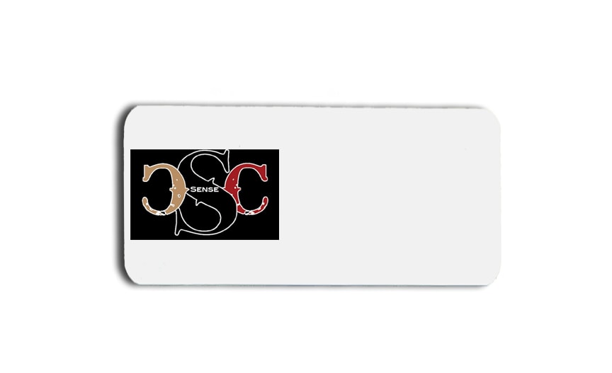CSC Sense name badges tags