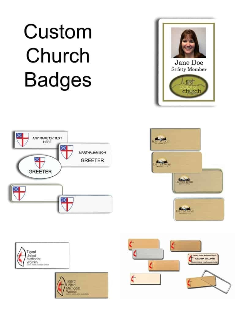 Church Name Tags and Badges