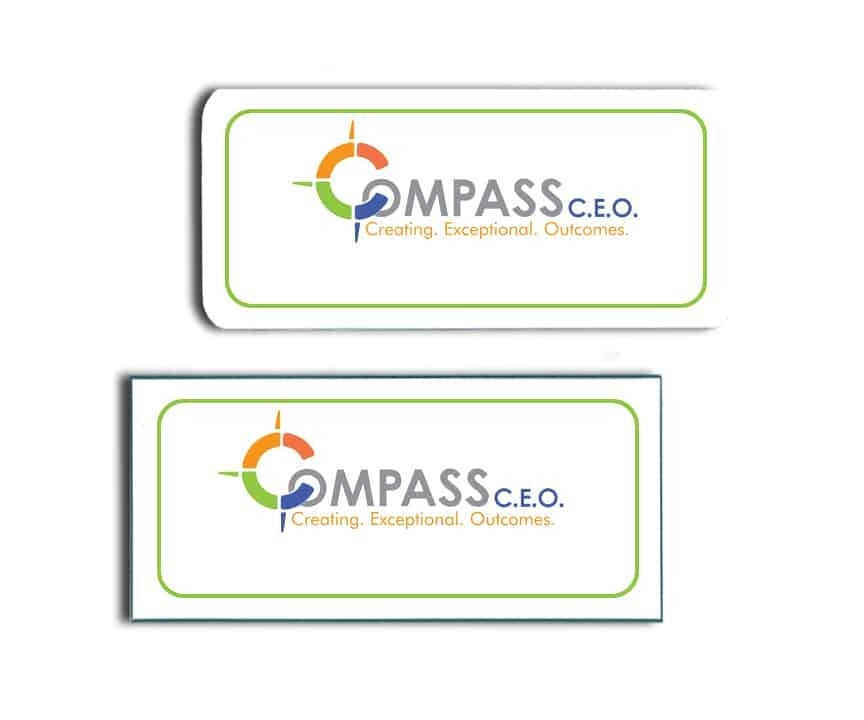 Compass CEO Name Badges
