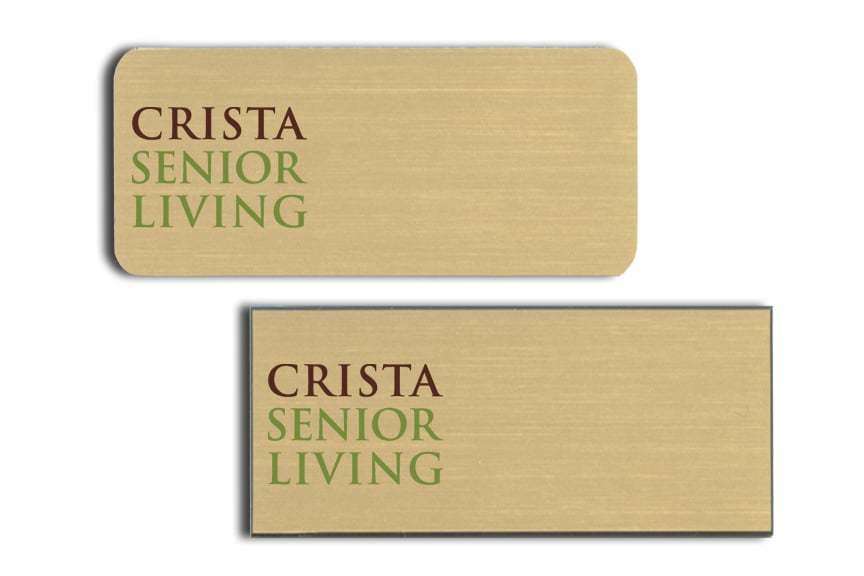 Crista Senior Living Name Badges