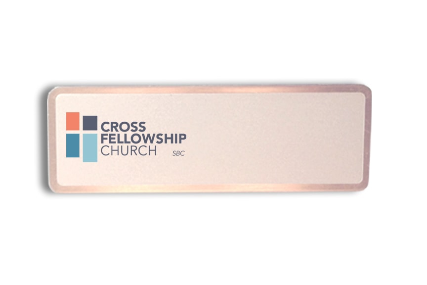 Cross Fellowship Church name badges tags