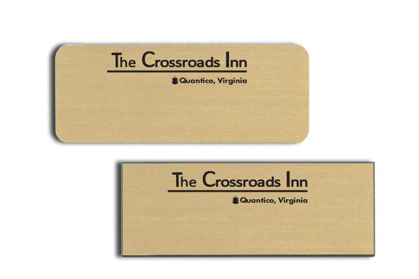 Crossroads Inn Name Tags Badges