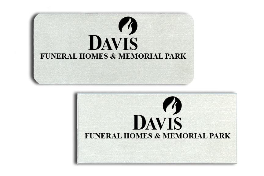 Davis Funeral Homes Name Badges