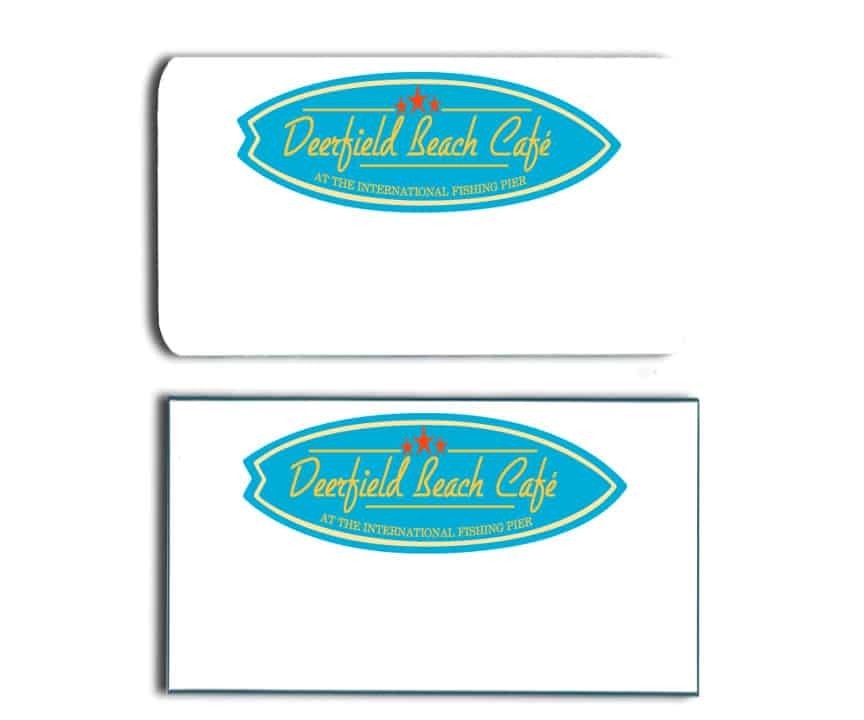 Deerfield Beach Cafe Name Tags Badges