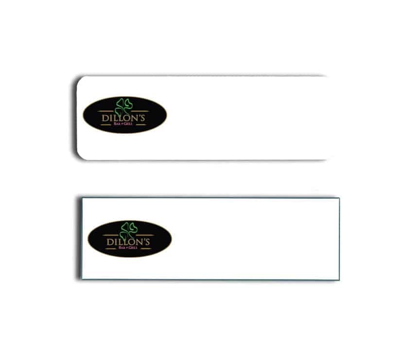 Dillon's Bar and Grill Name Tags Badges