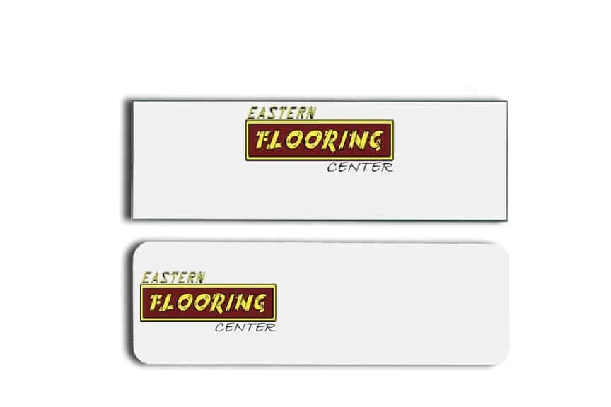 Eastern Flooring Center name badges tags