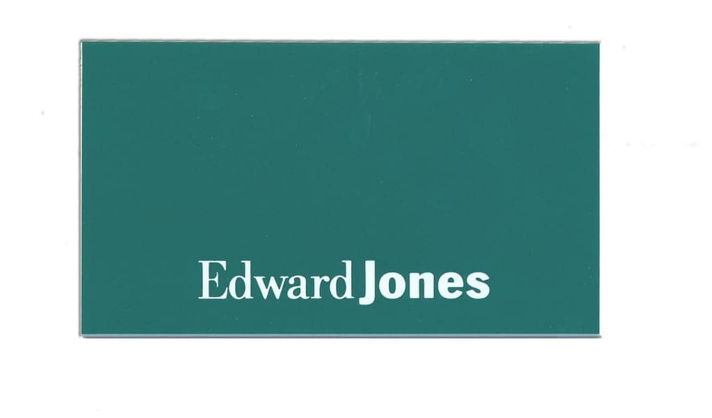Edward Jones Name Tags Badges