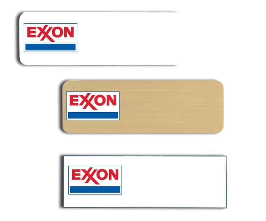 Exxon Name Tags Badges