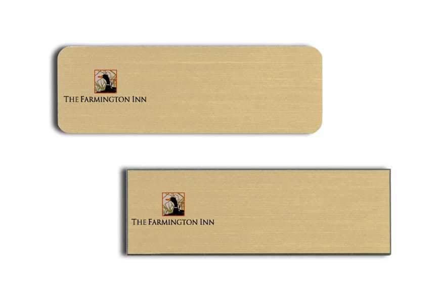 Farmington Inn Name Tags Badges