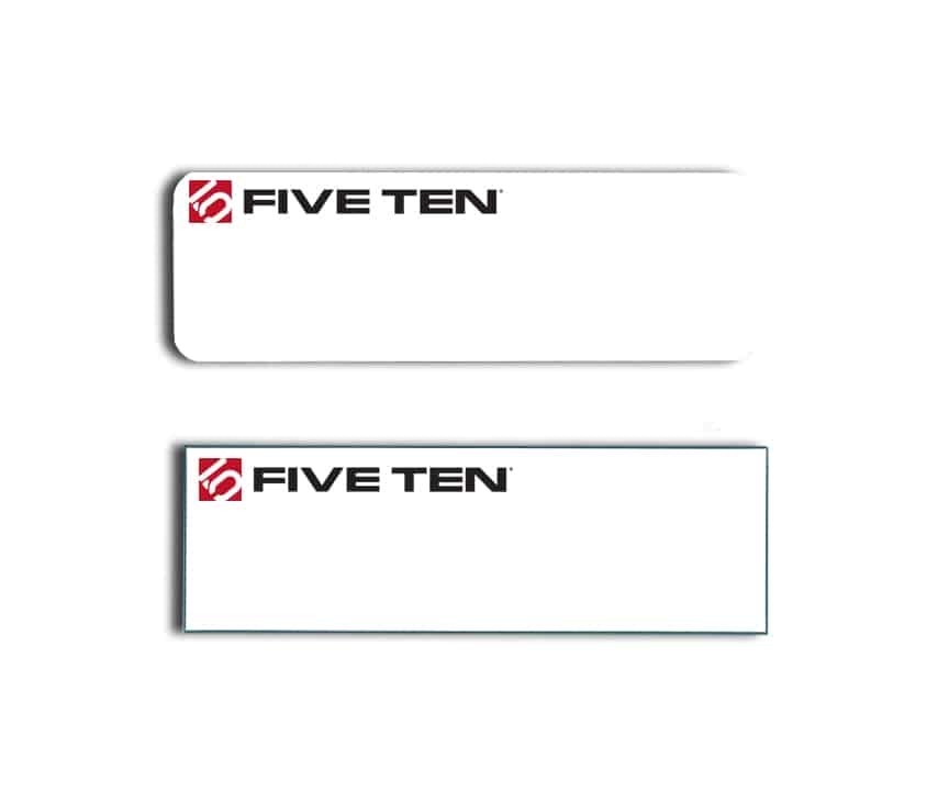 Five Ten Name Badges