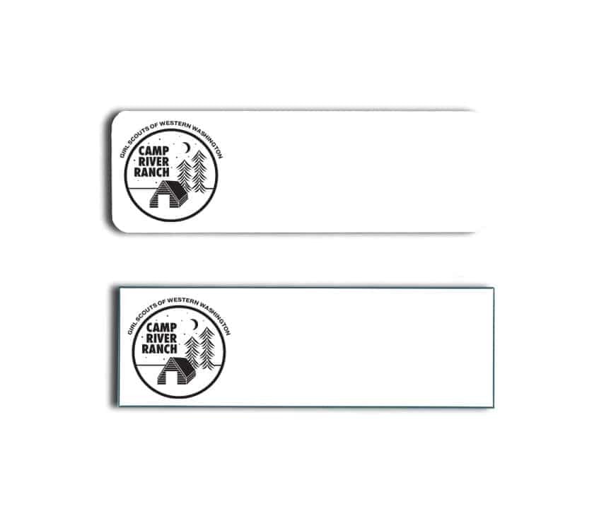 Girl Scouts Western Washington Name Tags Badges