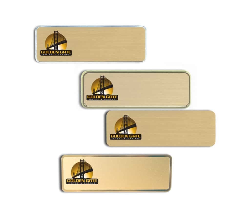 Golden Gate Hotel and Casino Name Tags Badges