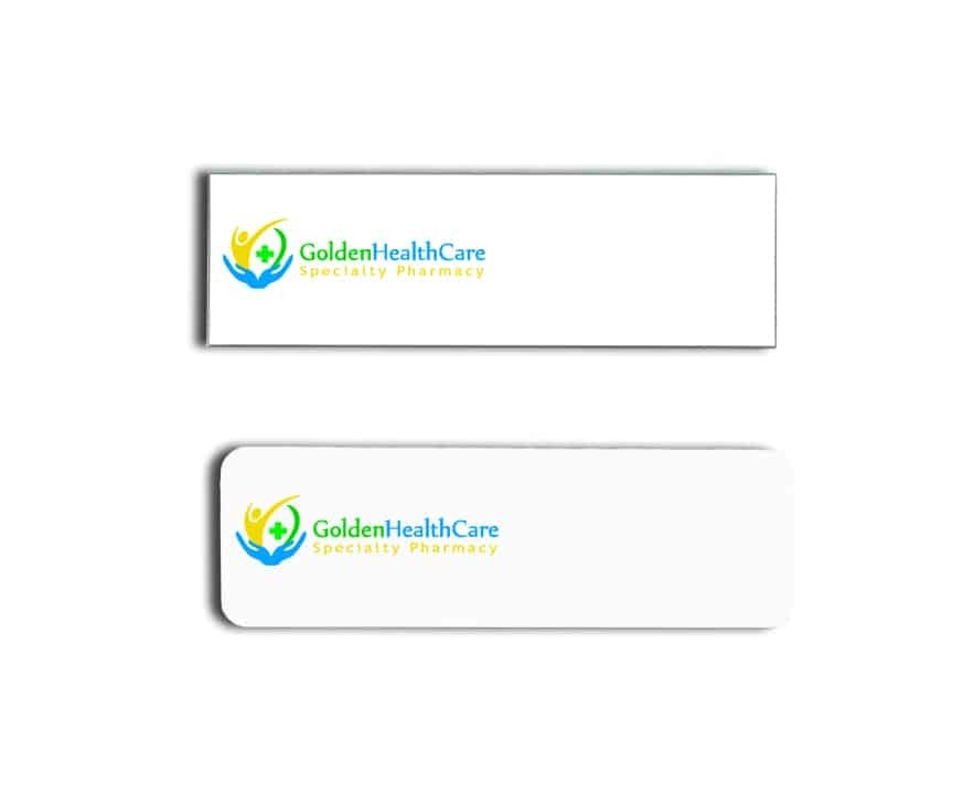 Golden Health Care Name Badges