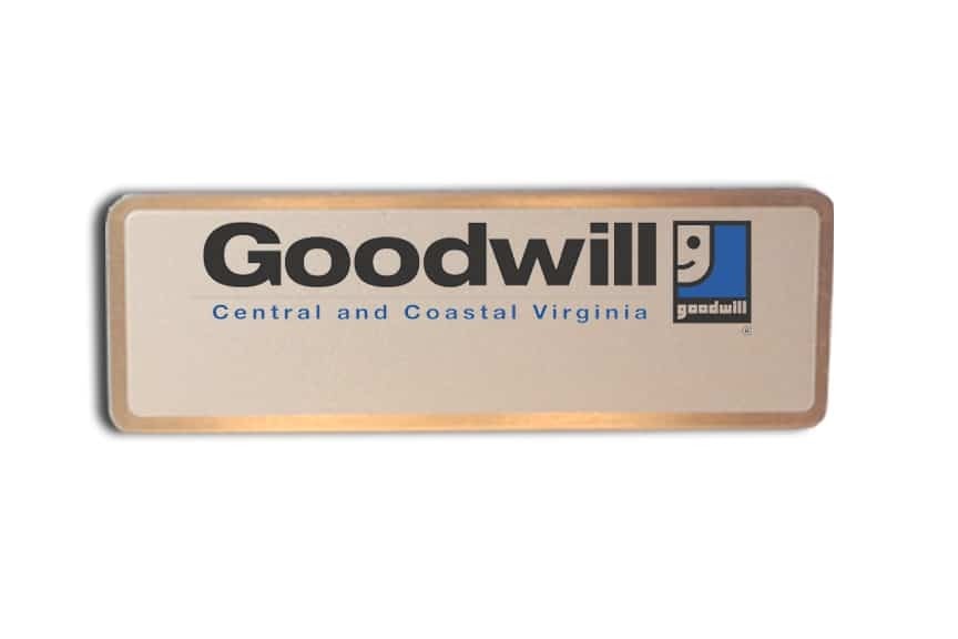 Goodwill Virginia name badges