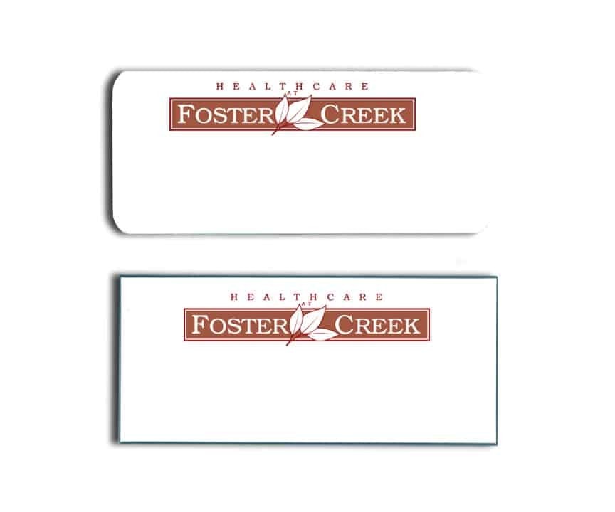 Healthcare at Foster Creek Name Tags Badges