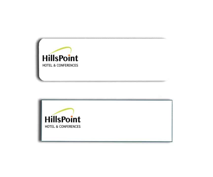 Hills Point Hotel Name Tags Badges