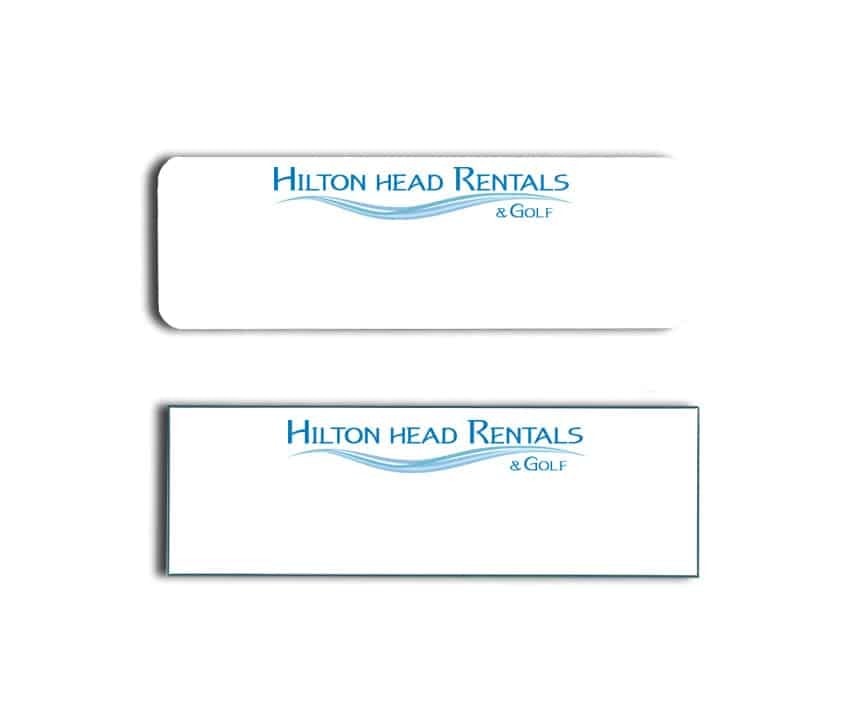 Hilton Head Rentals and Golf Name Tags Badges