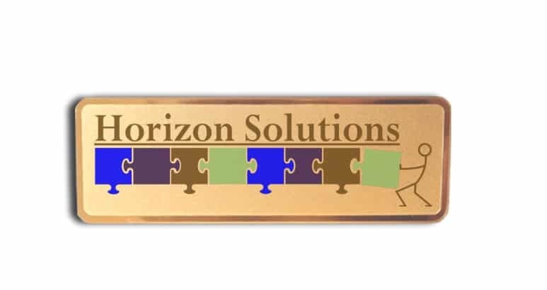 Horizon Solutions name badges
