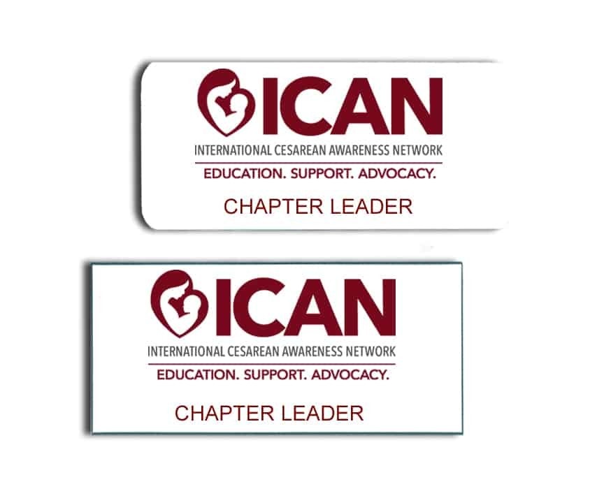 ICAN name badges