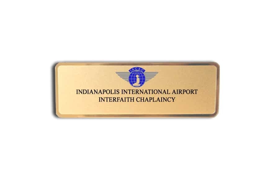 Indianapolis Airport Chaplaincy Name Badges