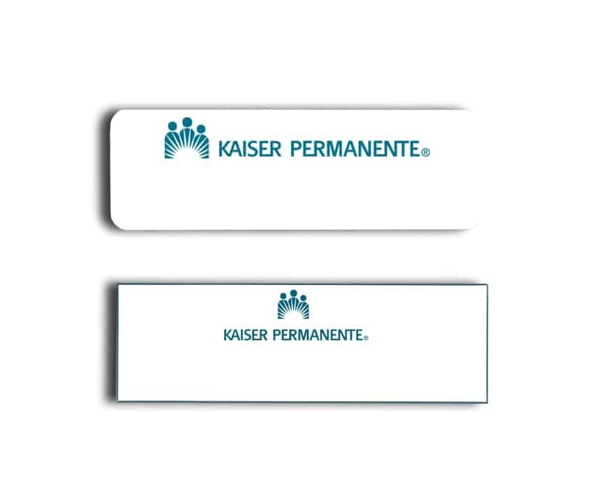 Kaiser name badges tags
