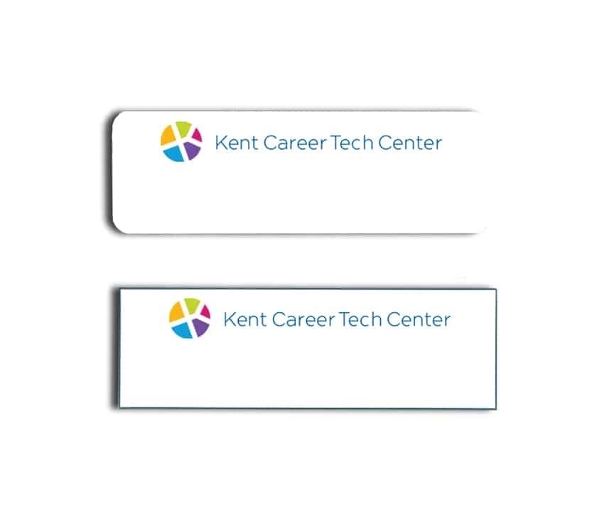 Kent Career Tech Center name badges tags