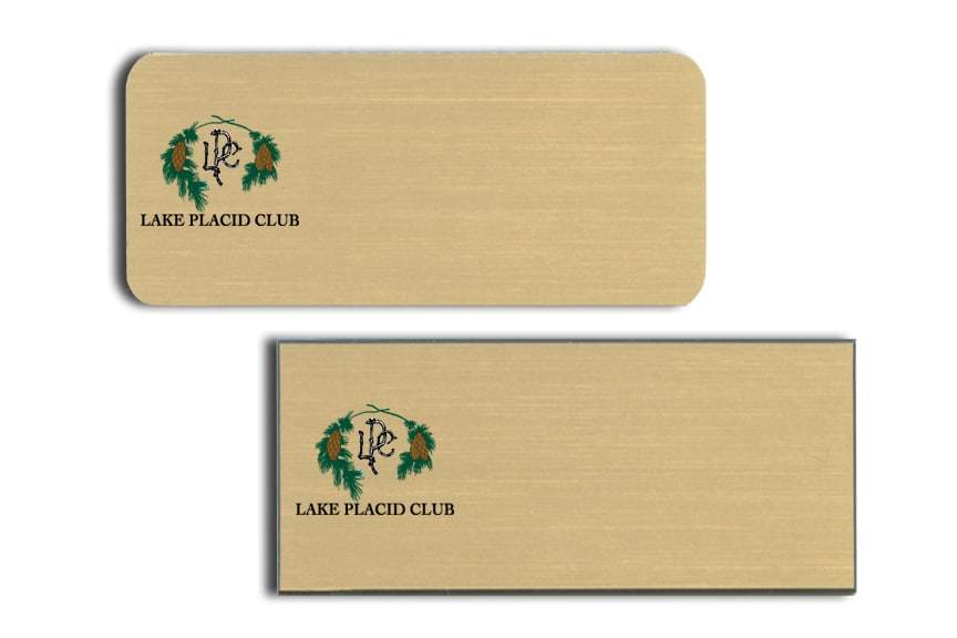 Lake Placid Club Name Tags Badges