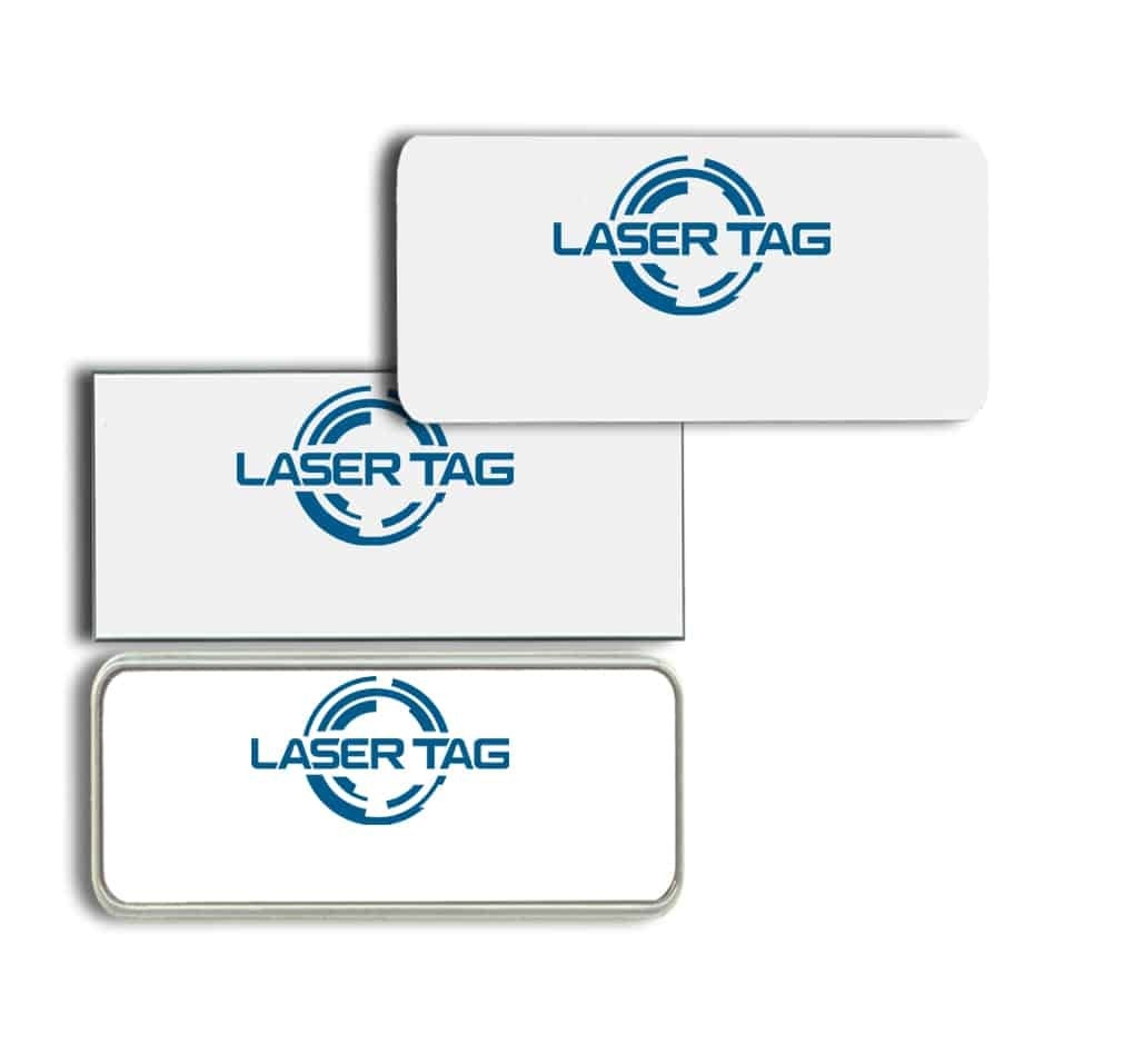 Laser Tag Name Tags Badges