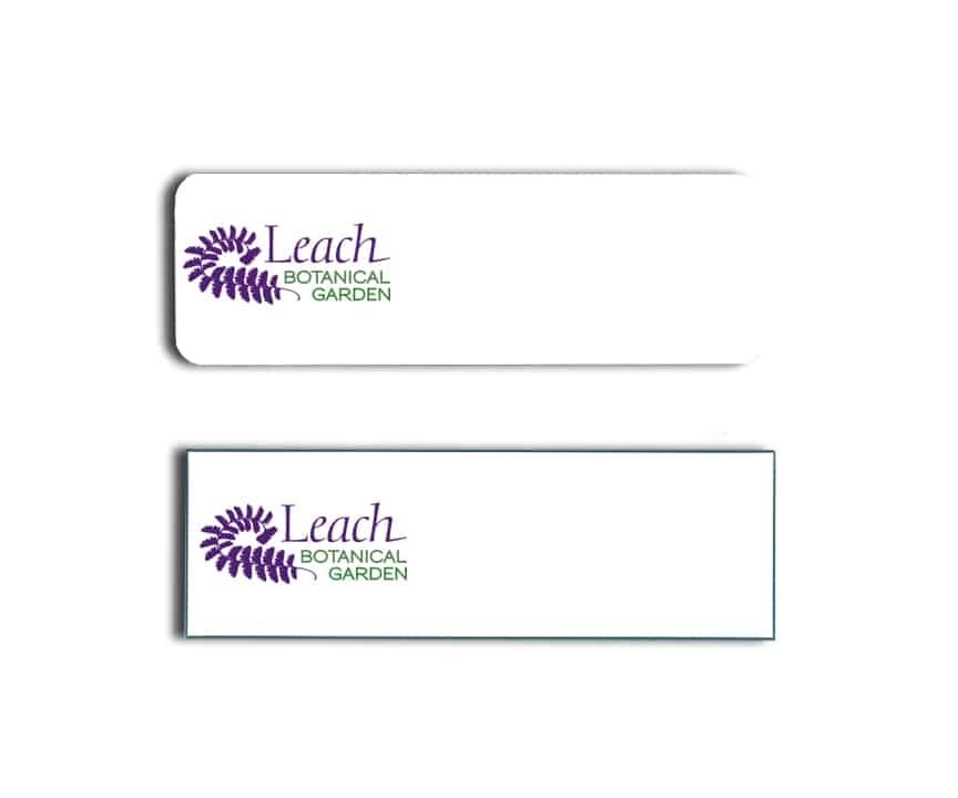 Leach Botanical Garden Name Tags Badges