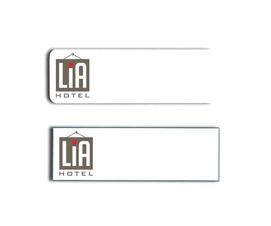 Lia Hotel Name Tags Badges