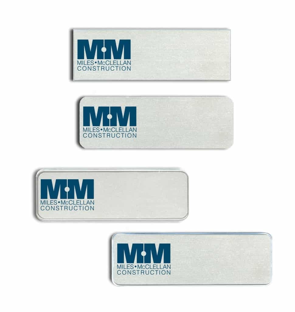 MM Construction Name Tags Badges