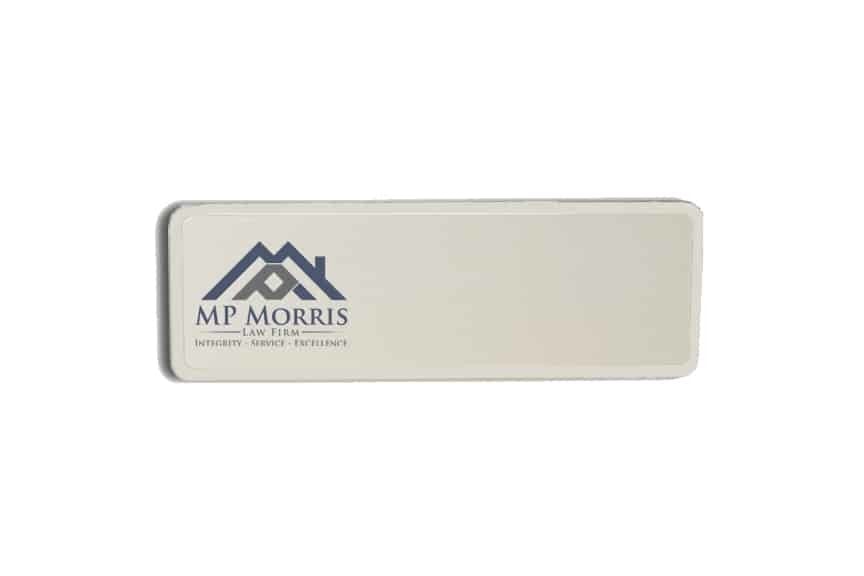 MP Morris Law Firm Name Badges