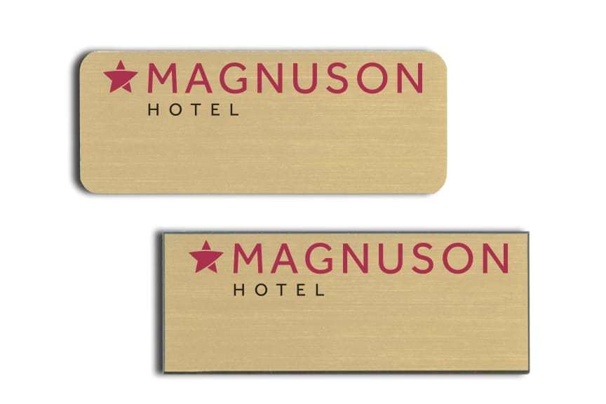 Magnuson Hotel Name Badges