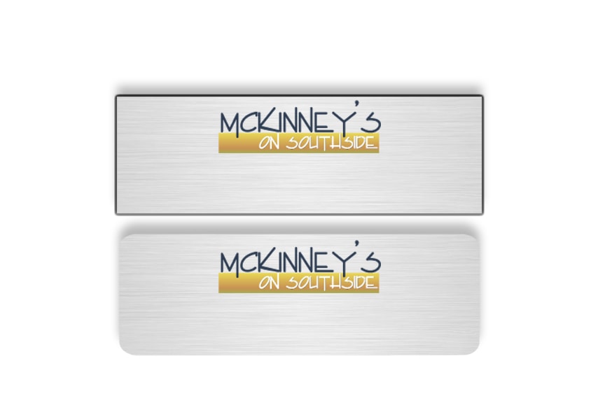McKinney's on Southside name badges