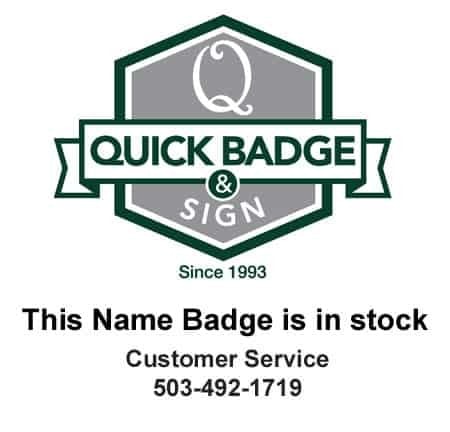 Mountain Valley Inn Name Tags Badges