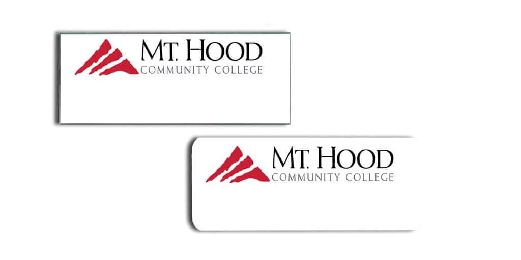 Mt Hood Community College Name Tags Badges
