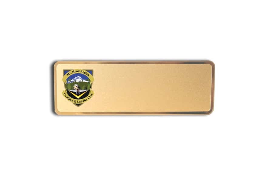 Mt.Hood Cadillac Car Club Name Badges