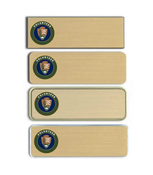 National Park Service name badges
